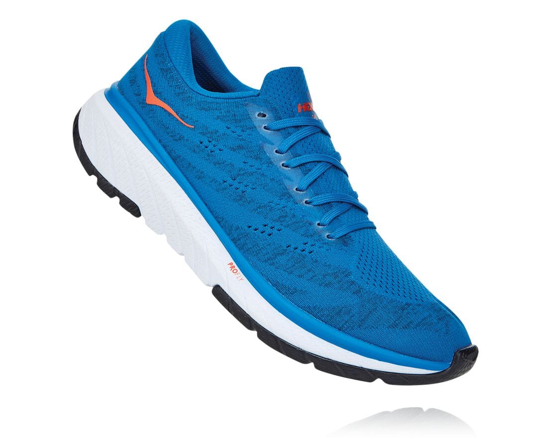 Hoka One One Cavu 3 Philippines - Mens Road Running Shoes - Royal Blue / White | HY2397410